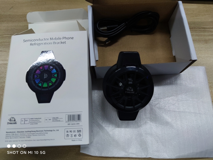 自由狼Z手机散热器散热背夹半导体制冷降温神...