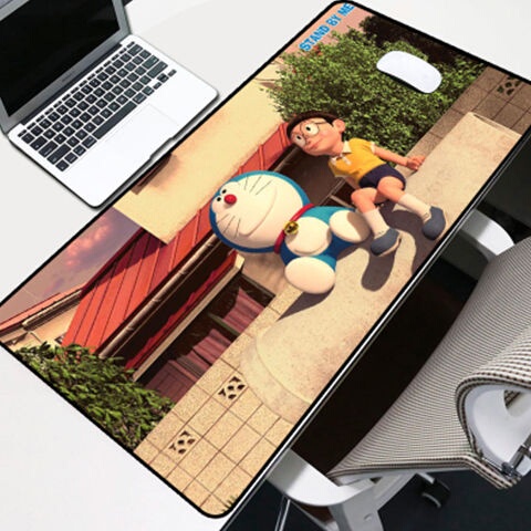 80*40厘米哆啦A梦游戏鼠标垫超大号锁边...