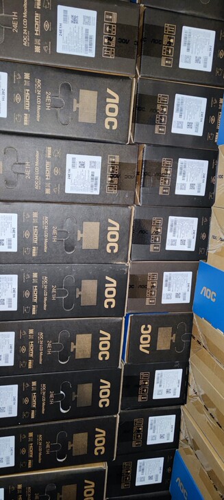 AOC电脑显示器 23.8英寸全高清IPS...