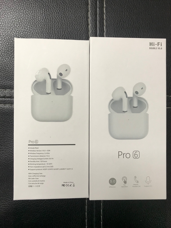 华强北pro6 HiFi 音质杠杠滴无线蓝...