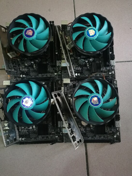 四套电脑套装打包便宜出，g1840，4g单...