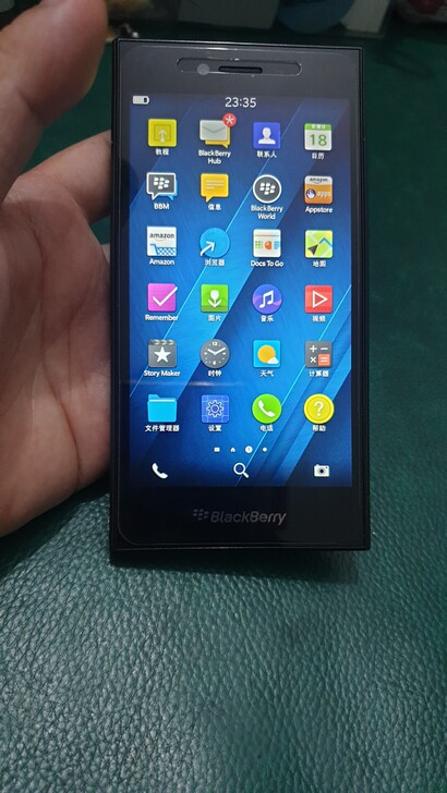 blackberry黑莓z20，leap