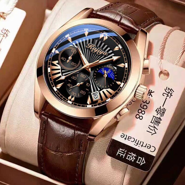 【低价捡漏】瑞士高档全自动机芯手表男士日历...