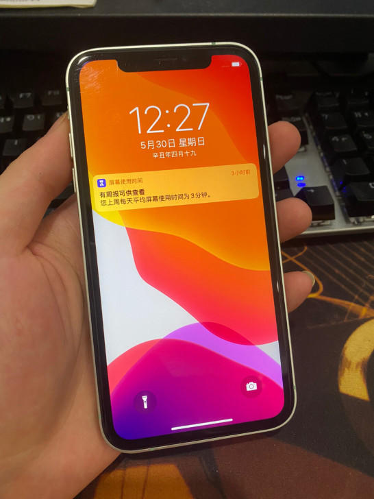 iphonexr改12 256G纯无锁绿色...