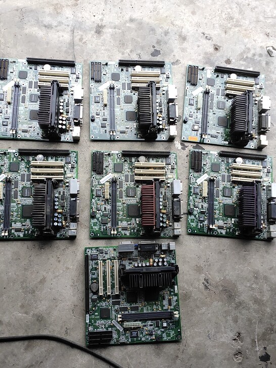 古董电脑主板处理器拆机古董电脑主板和cpu...