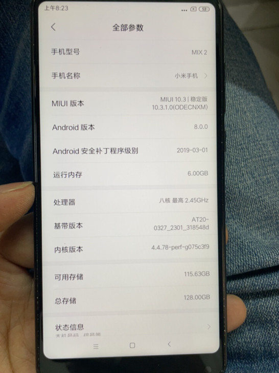 小米mix2、6+128、全原装机！成色不...