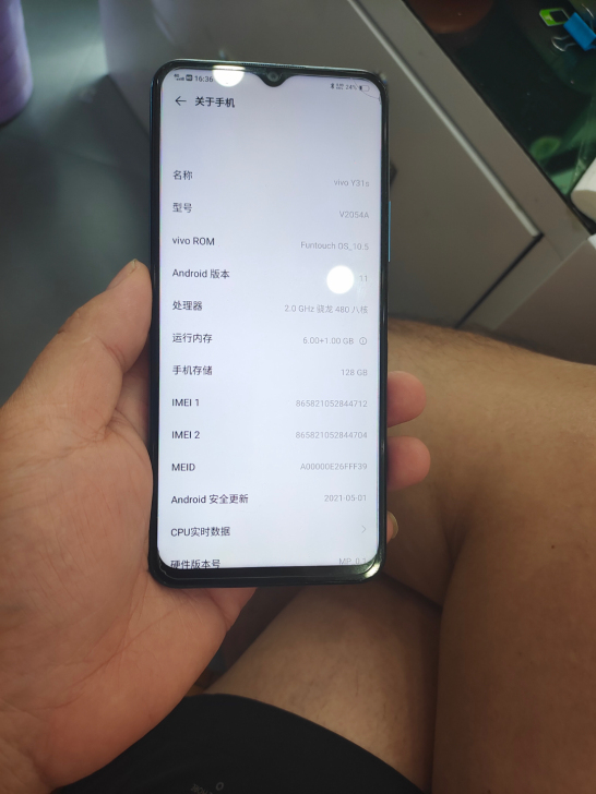 vivo y31S   6+128   5...