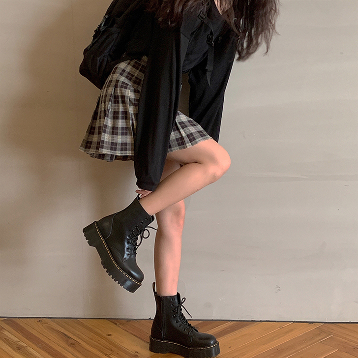 红人馆 格子半身裙女2021新款夏设计感小...