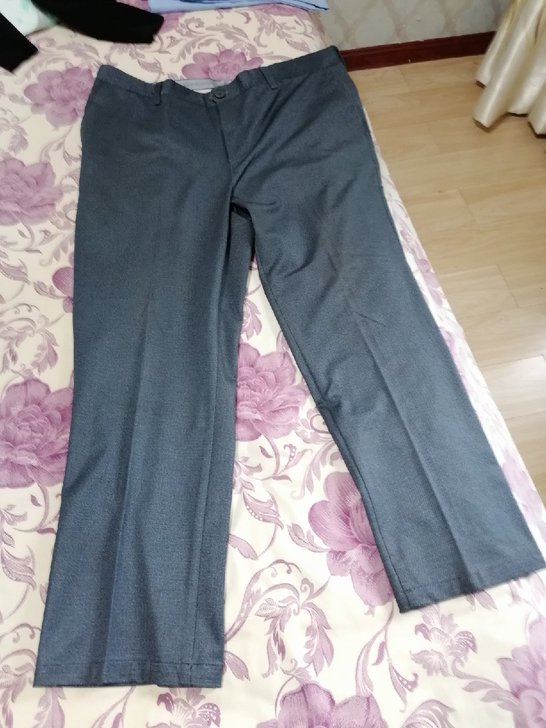 黑色韩版商务休闲正装修身西裤春夏秋季尺码1...