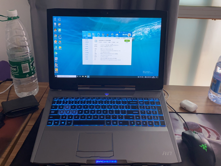 笔记本机械师F117，自己大学时候使用的，...