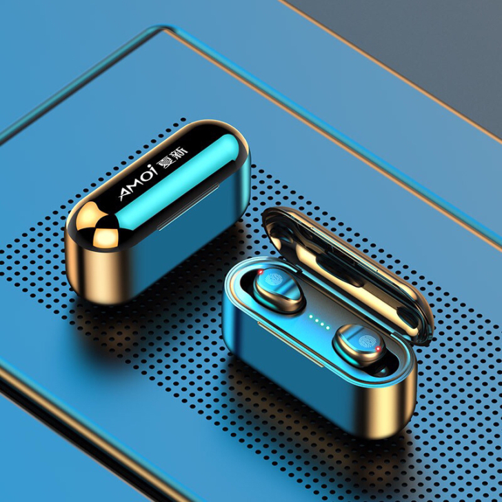 全新夏新真无线蓝牙耳机5.2双耳迷你高端入...