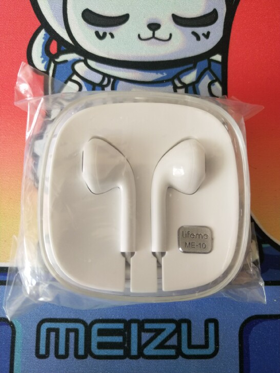 魅族ME10立体声半入耳式耳机，全新未拆封...