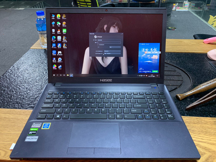 神舟战神K670D-G4E6笔记本， ，吃...