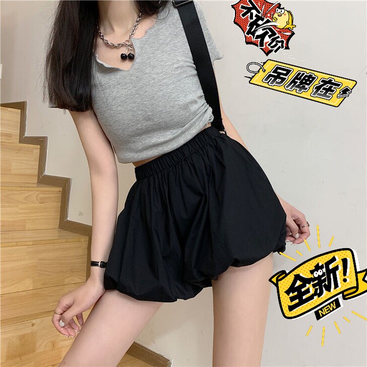 2021春夏季洋气新款高腰显瘦纯色阔腿裤女...