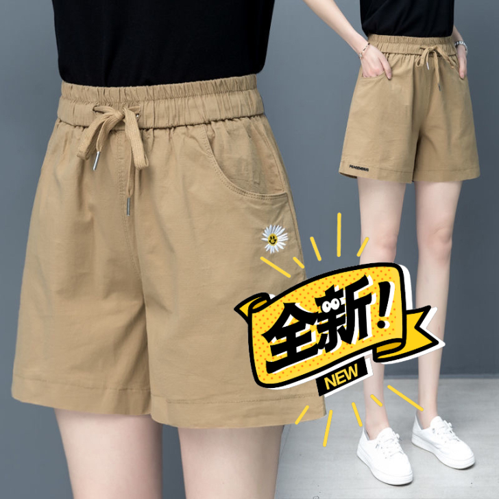 【新款包邮】工厂直发休闲百搭纯棉五分裤女夏...
