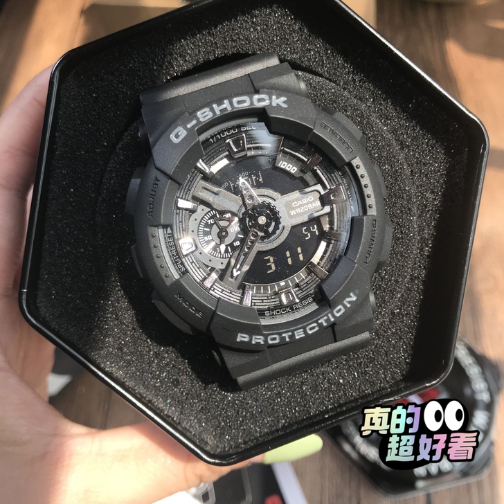 卡西欧黑武士手表男 女同款