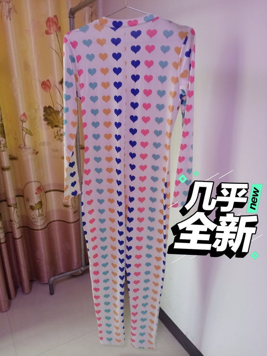 印花长袖连衣裤，适合120斤左右穿