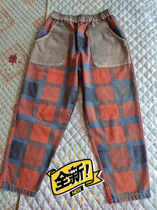 全新 棉麻休闲裤  质量很好  很厚实 实...