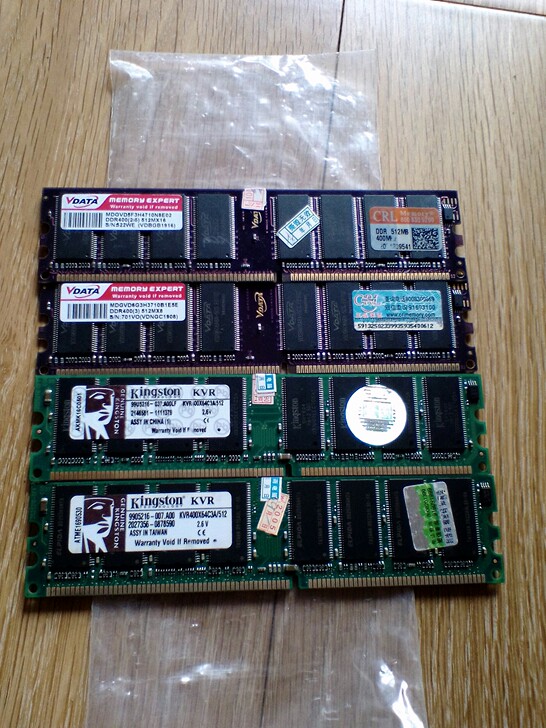 台式机一代电脑内存条 内存频率：400MH...