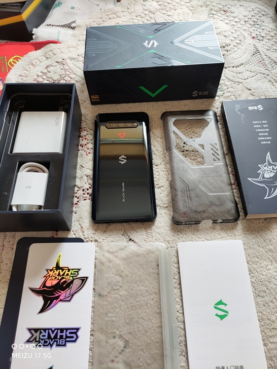 黑鲨4pro,8+256g,墨海黑,功能全...