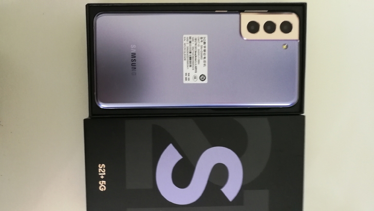 三星S21+5G紫色8+256G全新,未激...