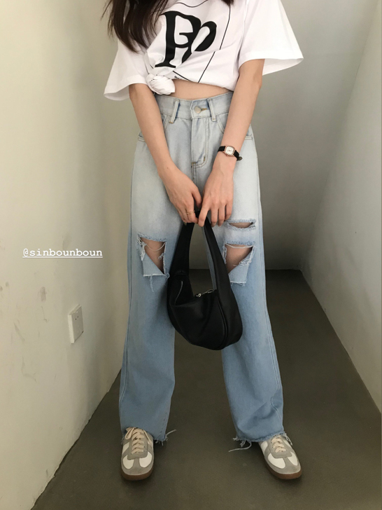 Sinbounboun 牛仔裤