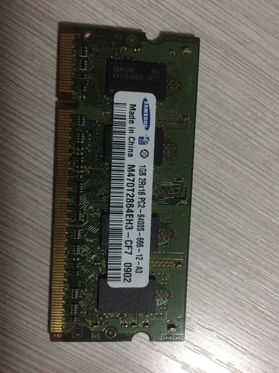 三星原装 DDR2 800 1GB笔记本内...