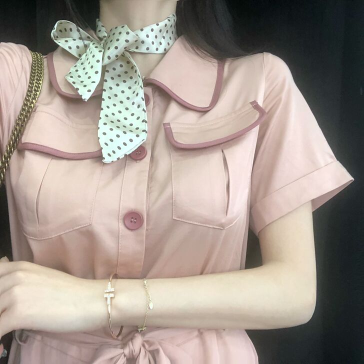 网红连衣裤百搭显瘦夏季时尚高腰2019新款...