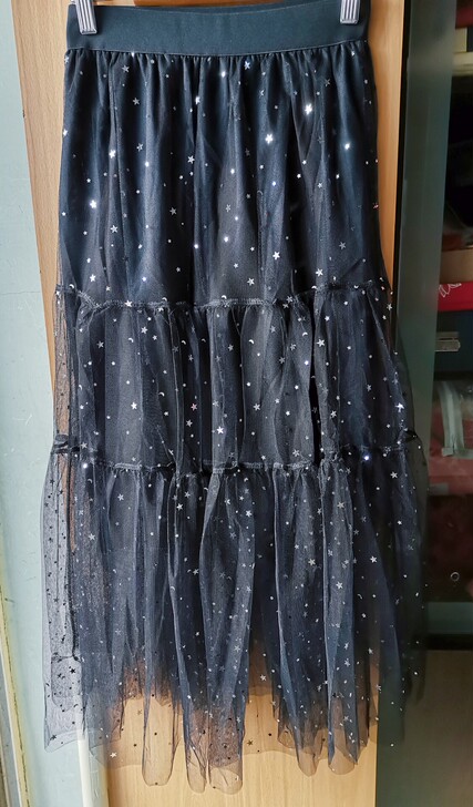 全新吊牌星空纱裙，S/M/L码以内都穿，弹...