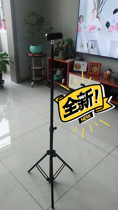 转让1米7手机直播支架直播落地三脚架拍照，...