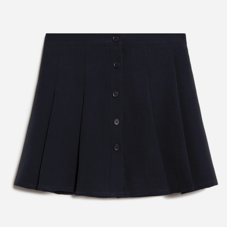 韩范2021夏季女装百搭新款纯色单排扣高腰...