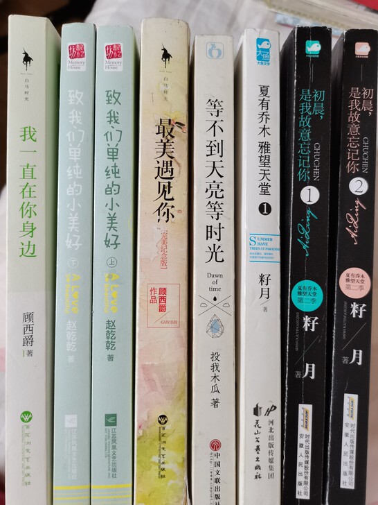 最爱的几本小说贱卖啦!组合卖超划算!包邮!