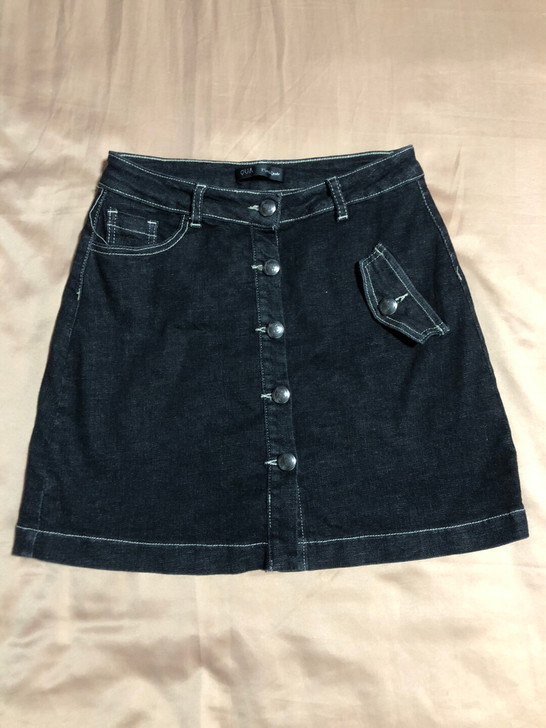 A字牛仔短裙，19.9元全国包邮，现在吃胖...