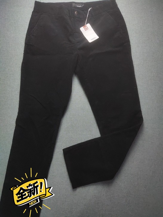 凡客诚品女式条绒修身休闲裤加厚条绒裤子灯芯...