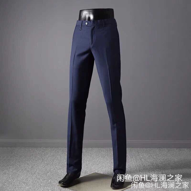 犀牛褶 高垂抗皱 海家去标夏季薄款男士中腰...