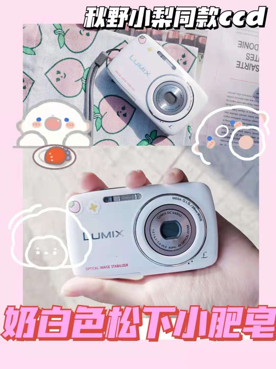 松下奶油机数码相机ccd