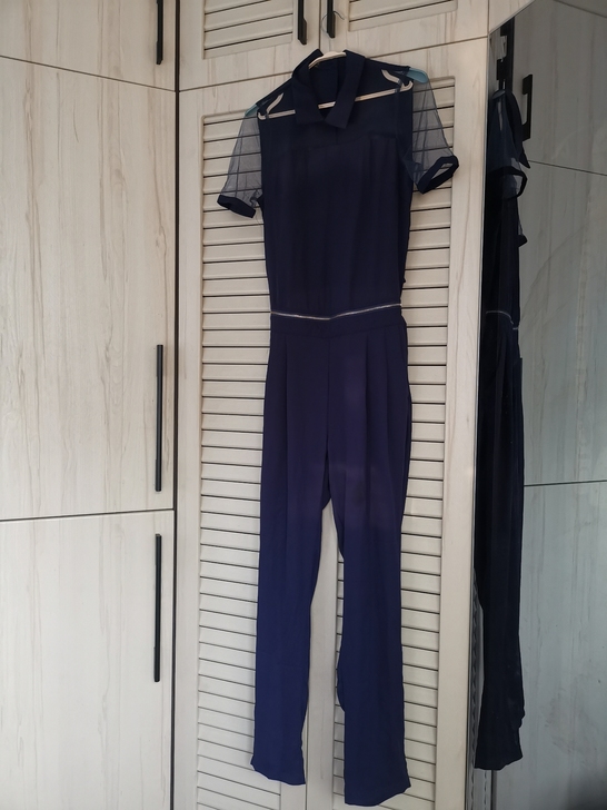 网纱雪纺连体裤