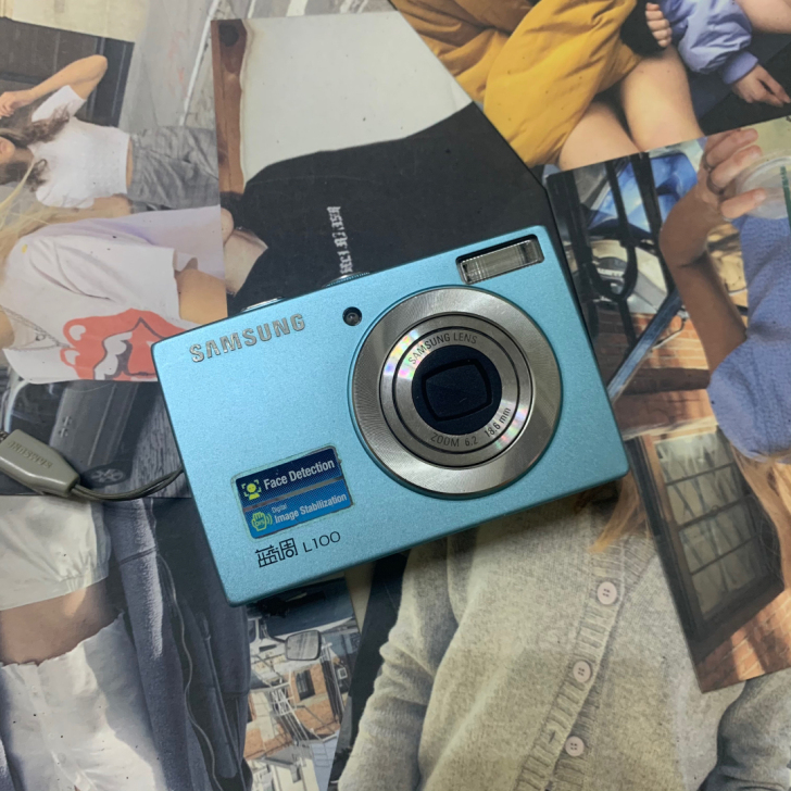 三星蓝调l100数码相机 ccd相机 卡片机