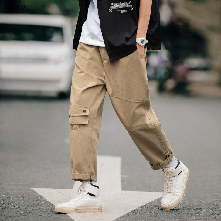 春夏季肥佬运动裤男宽松大码嘻哈潮流男装裤子...