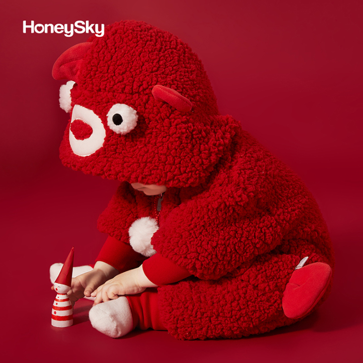 HoneySky/哈尼天空 连身衣爬衣