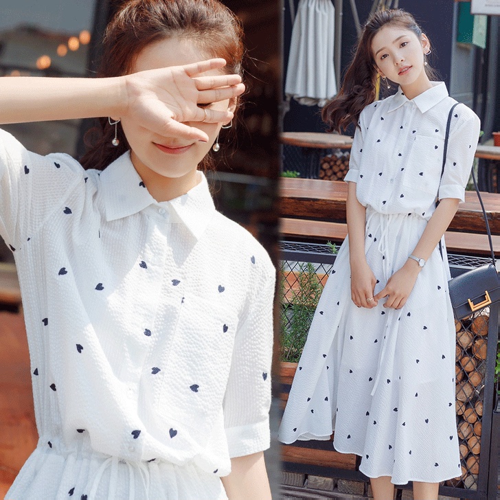 连衣裙仙女裙夏季2021新款裙子小清新学生...