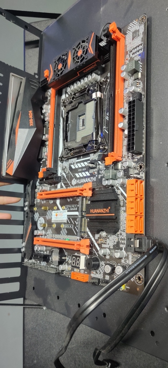 华南金牌X99-AD4主板台式机电脑DDR...