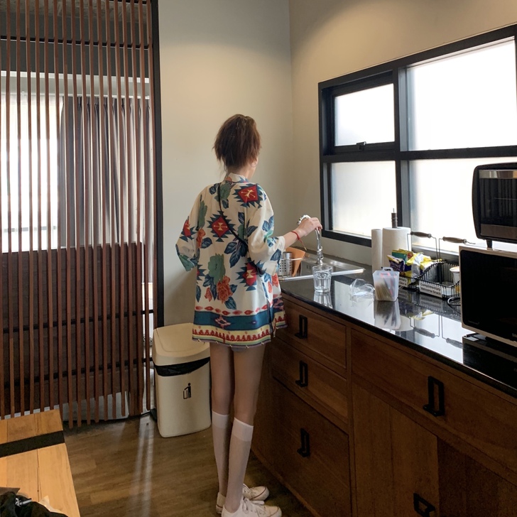 ffcheer 花衬衫女复古港味2019新...