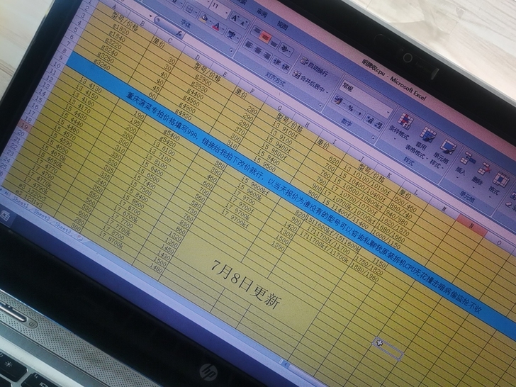 7月8日明牌收cpu电脑处理器内存硬盘显卡...