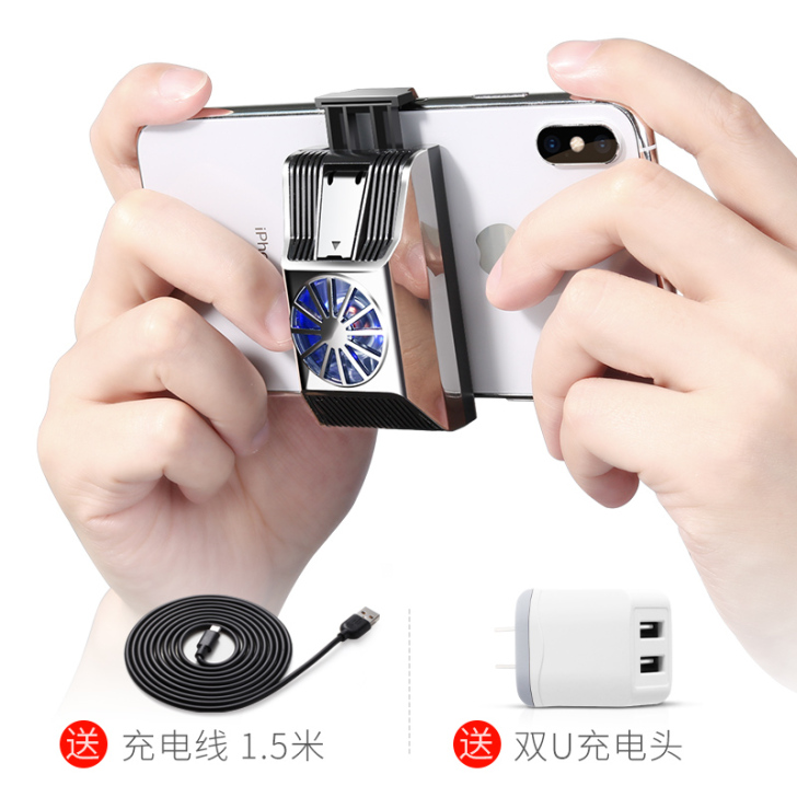 手机散热器水冷式半导体制冷器冷却贴苹果x发...