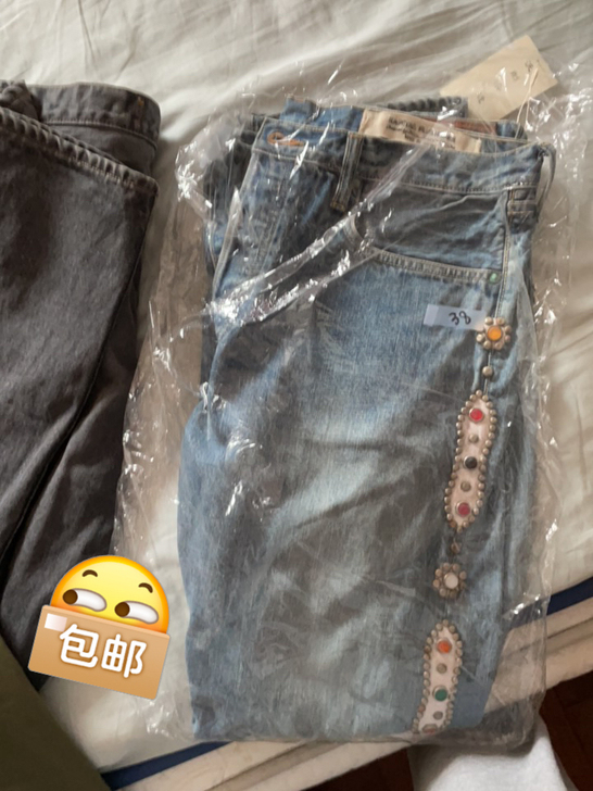 kapital 宝石裤 蓝色彩钻 全新 3...