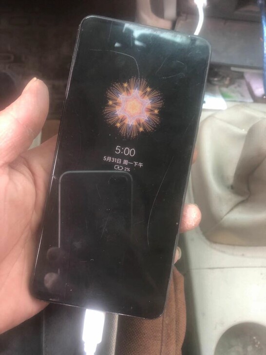 小米mix3 8+128 橙色9新 外屏裂...