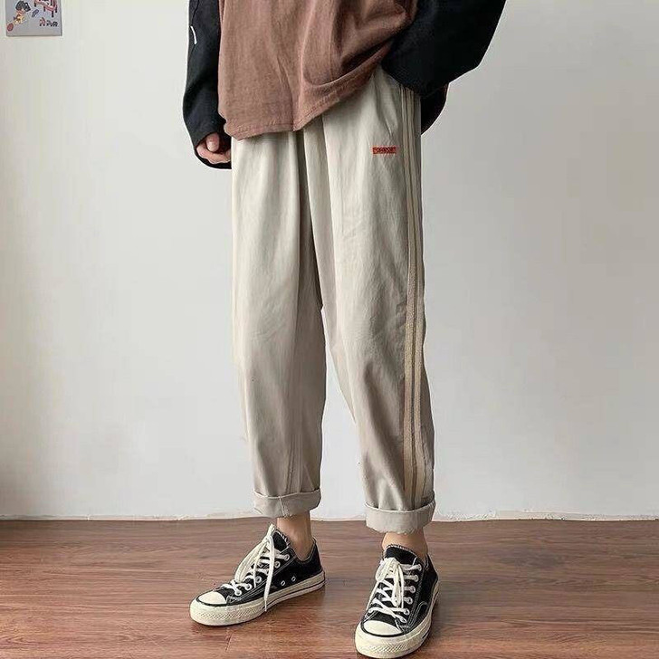 35.6包邮#工装裤男潮牌夏季休闲运动九分...
