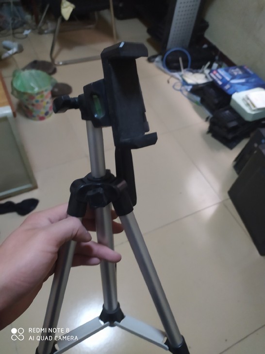 5个铝合金手机支架 带水平仪 新浦可以自...