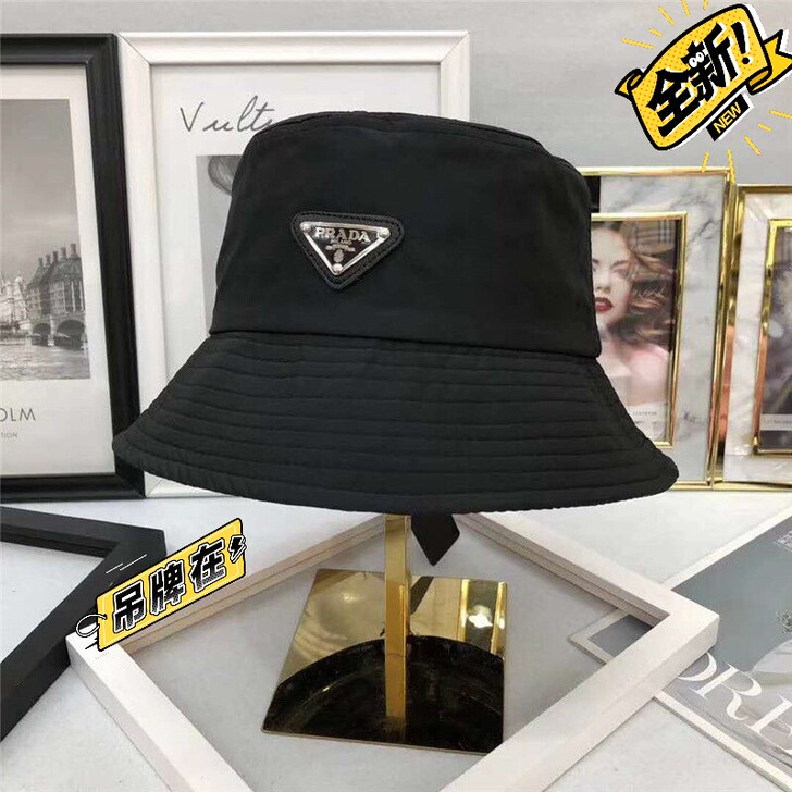 低价出潮牌P家倒三角标渔夫帽复古时尚经典款...